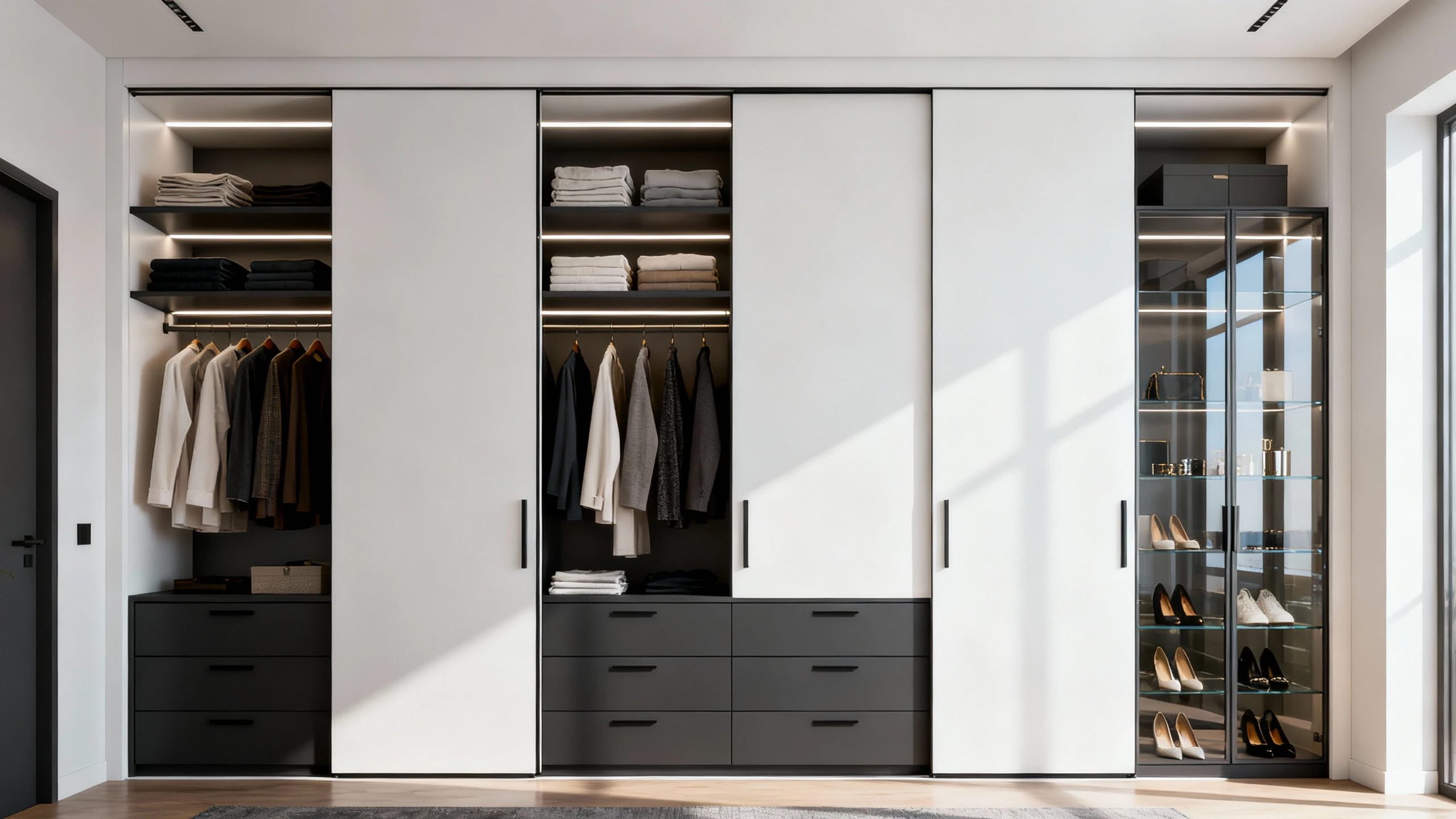 İzmir yatak odası giyinme odası yenleme gardrop gömme dolap tasarımları Viti Dizayn